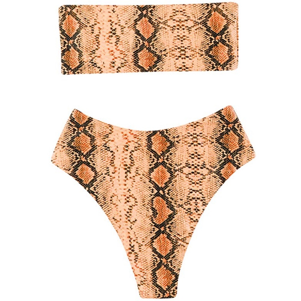 Women's 2 Pieces Bandeau Bikini